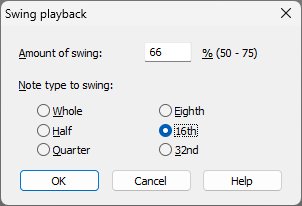 Swing Playback Encore 5.0.4.875 on Windows 11