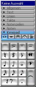 Sibelius - Profi Notensatz Notationssoftware Keypad