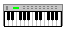 Keyboard MIDI Gameport Kabel